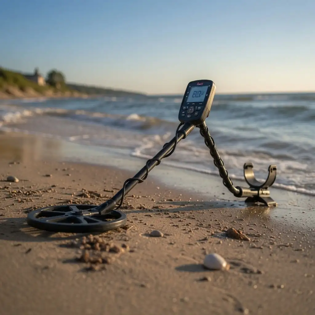 Aqua Find Waterproof metal detector full view